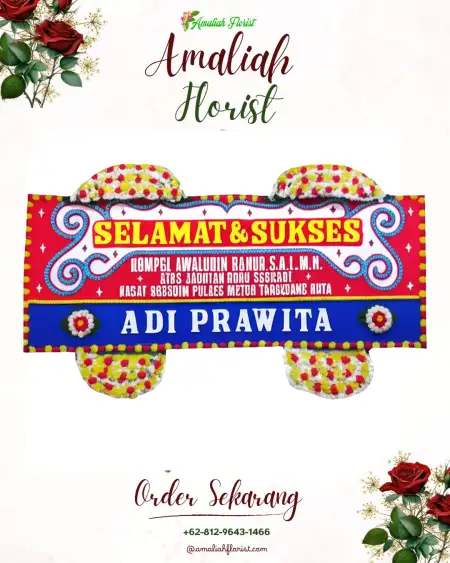 Papan Bunga Ucapan Selamat Singkilwetan